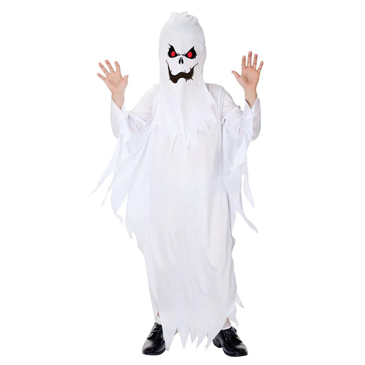Kids' Ghost White Scary Suit Costume