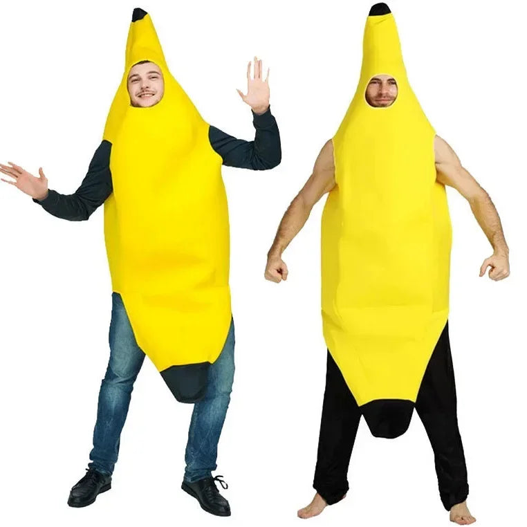 Kids' Banana Stage Theater Show Halloween Costume - Adult-1PCS