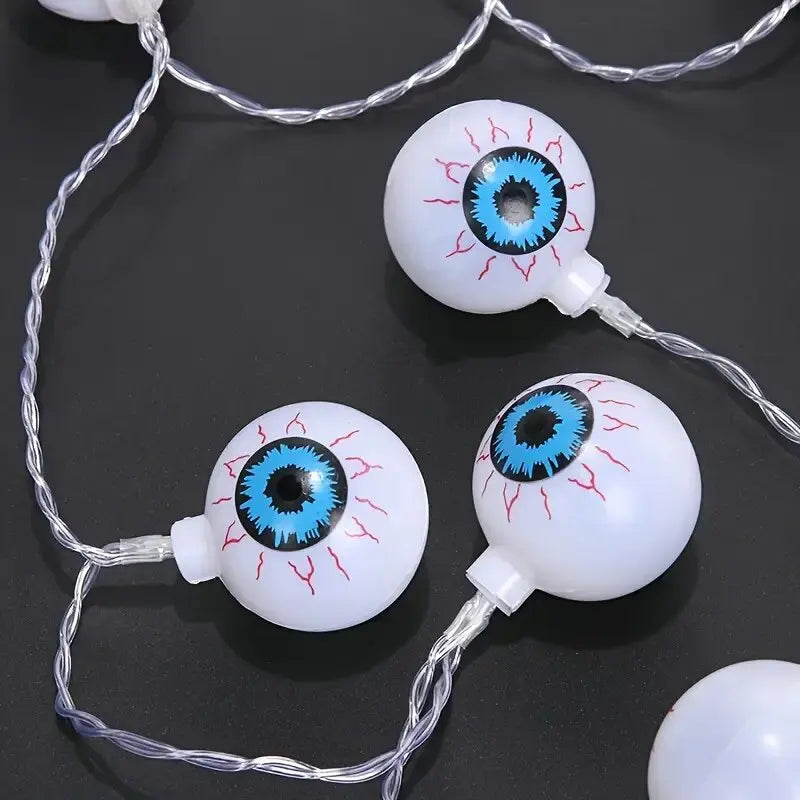 Halloween Decorations Eyeball String Lights LED Fairy Lights Spooky Horror - product image 3