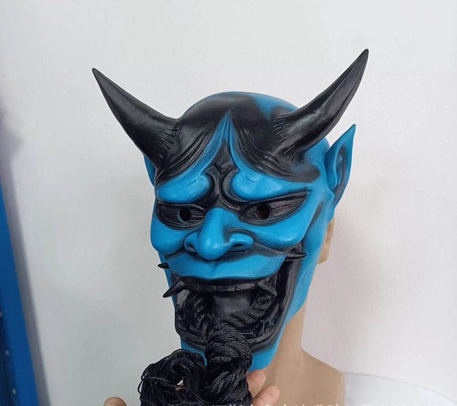 Japanese Scary Sealed Prajna Devil Hannya Noh Kabuki Demon Oni Samurai Monster Halloween Masquerade Mask - product image 8