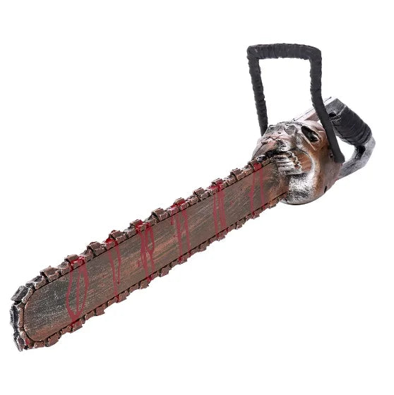 Simulation Bloody Toy Saw Halloween Escape Room Script Murder Prank Scary Props - product image 5