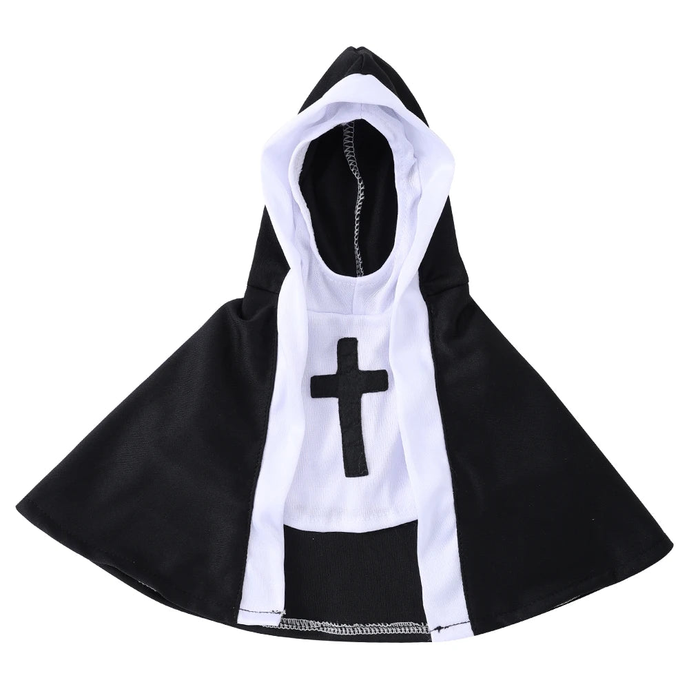 Pet Nun Funny Small Large Dogs Cats Dog Priest Costume - alternate view 8