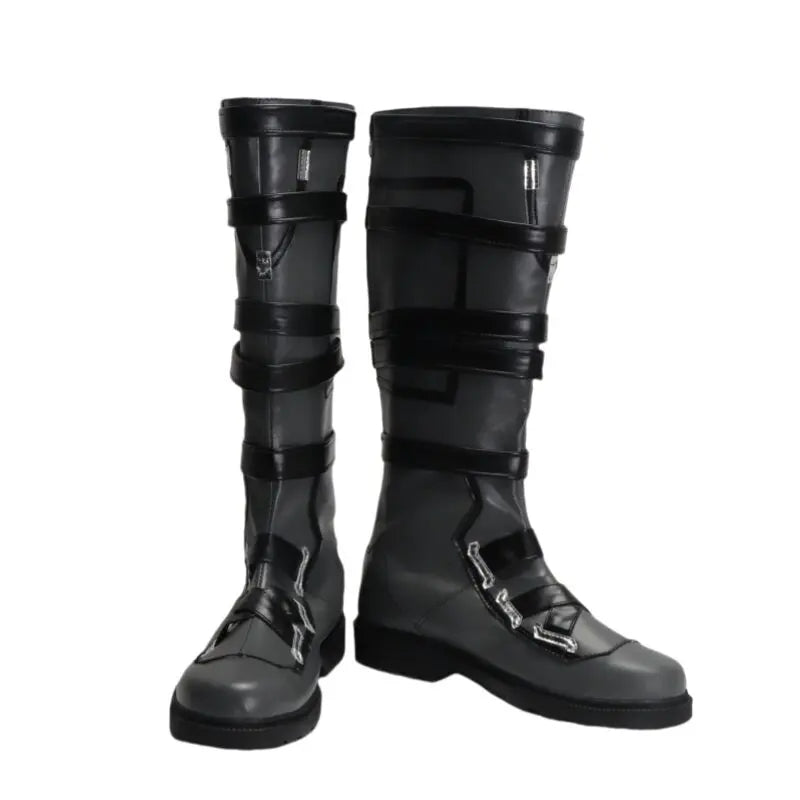 Game Valor Omen Costume Controller Omen Outfit Set Mask Shoes for Hallowmas Adult Women - Costume Only / 43