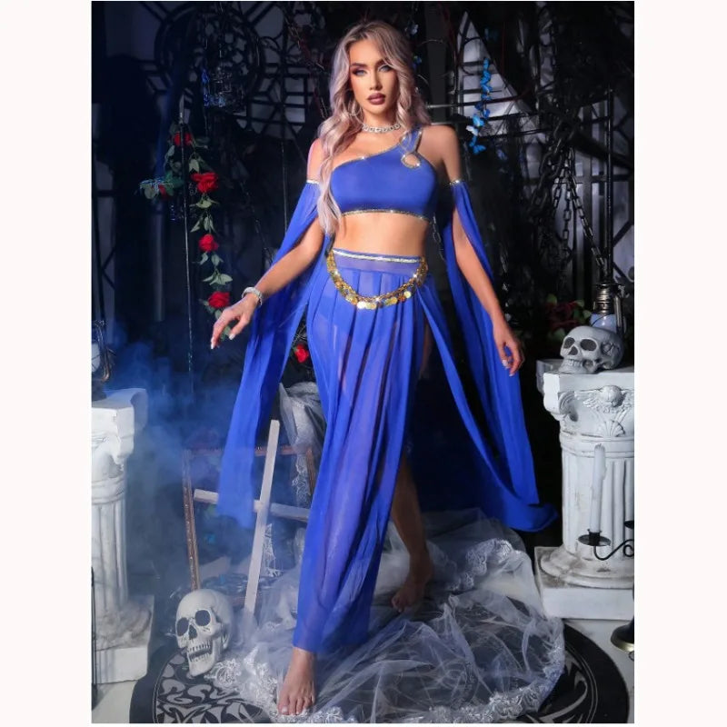 Women's Sexy Lingerie Dance Lace Long Home Wear Costume - alternate view 5