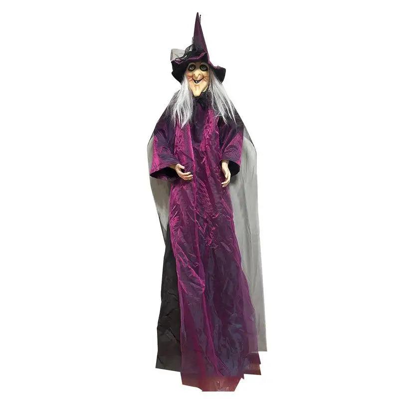Halloween Decorations Props Life Size Animatronic Witch Sound Activated - product image 1