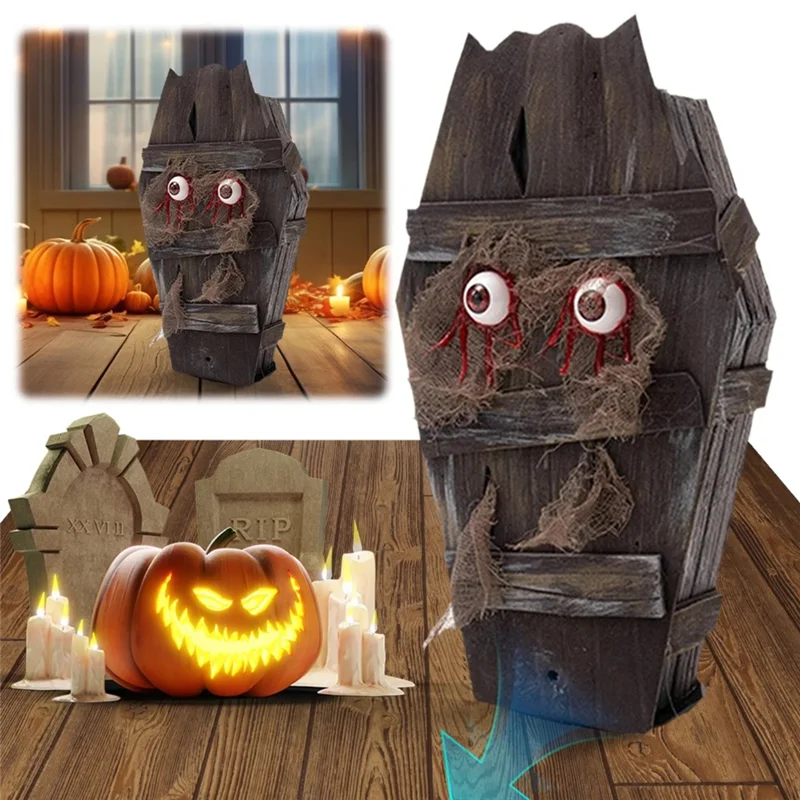 RALCA - Pirate Treasure Halloween Coffin Box With Horror Sound Effects Visual - product image 6