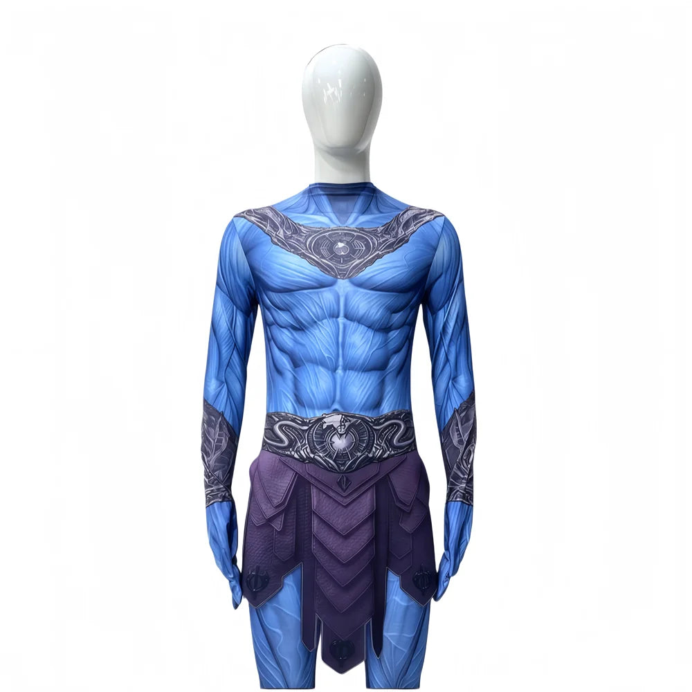 Deluxe Cosmic Giant Skeleton King Costume Cosplay Adult Supervillain Disguise Halloween Costume For