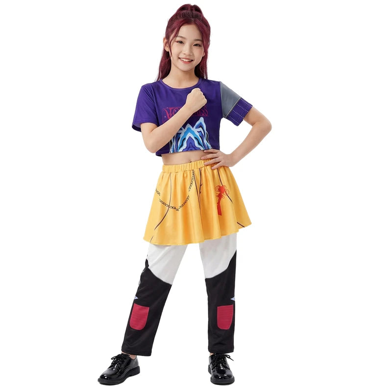 Girl Rumi Character Costume ZoeMi Trend Outfit Singer Dance Performance Wear Halloween Party Festival Carnival - product image 4