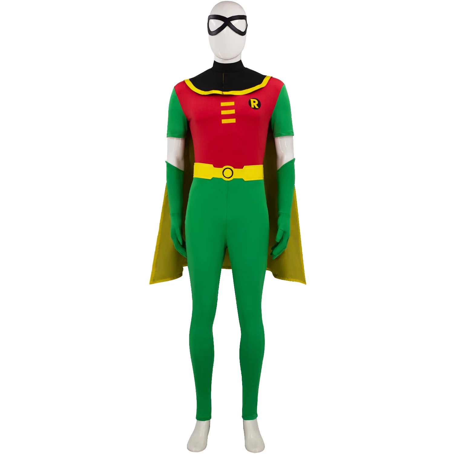 Anime Adult Robin Men's Costume Jumpsuit Cloak Belt Gloves Eyemask Outfits TV Fantasy