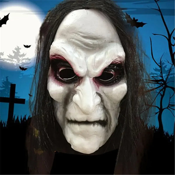 Scary Zombie Mask Halloween Party Horror Ghost Mask Festival Party Halloween Cosplay Horror Grimace Mask - product image 1