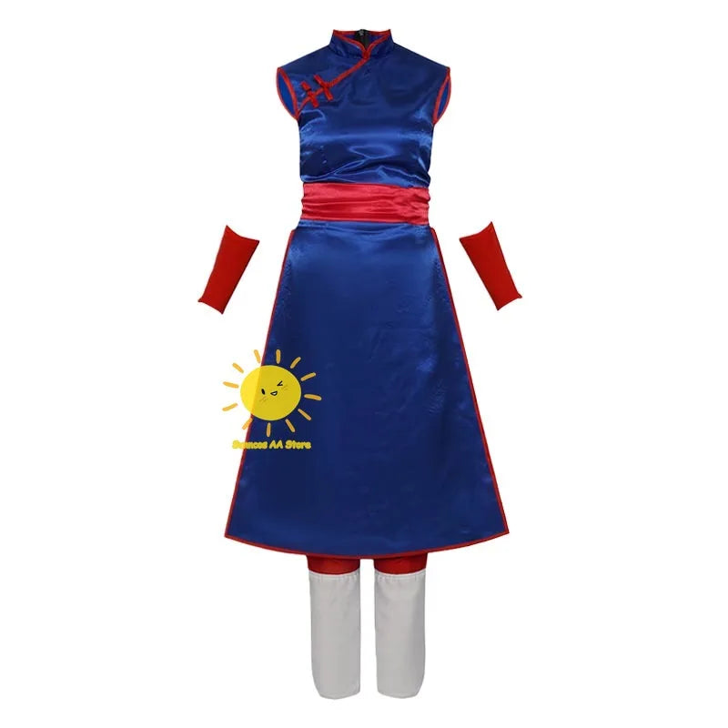 Anime Halloween Cos Adult Women Chichi Cosplay Costumes Tops Trousers Oversleeve Chichi Cosplay Suits Wig - product image 2