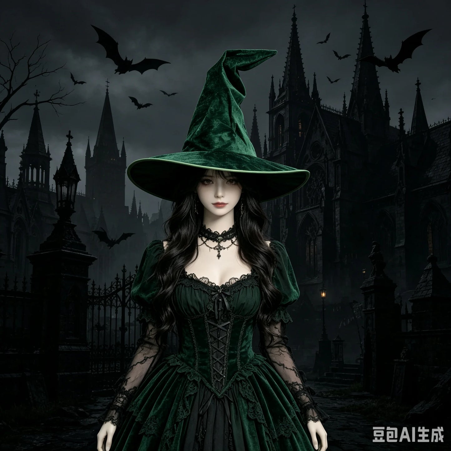 Glinda Wicked Witches Hats Black Large Ruched Witch Hat Women Costume Accessory Halloween Cosplay Party Decor - product image 6
