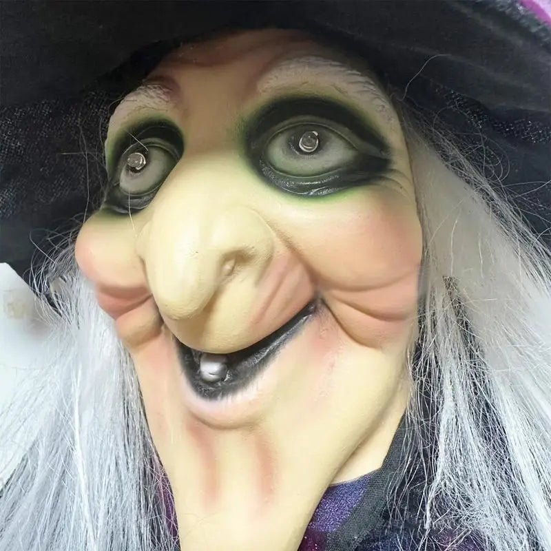 Halloween Decorations Props Life Size Animatronic Witch Sound Activated - product image 5
