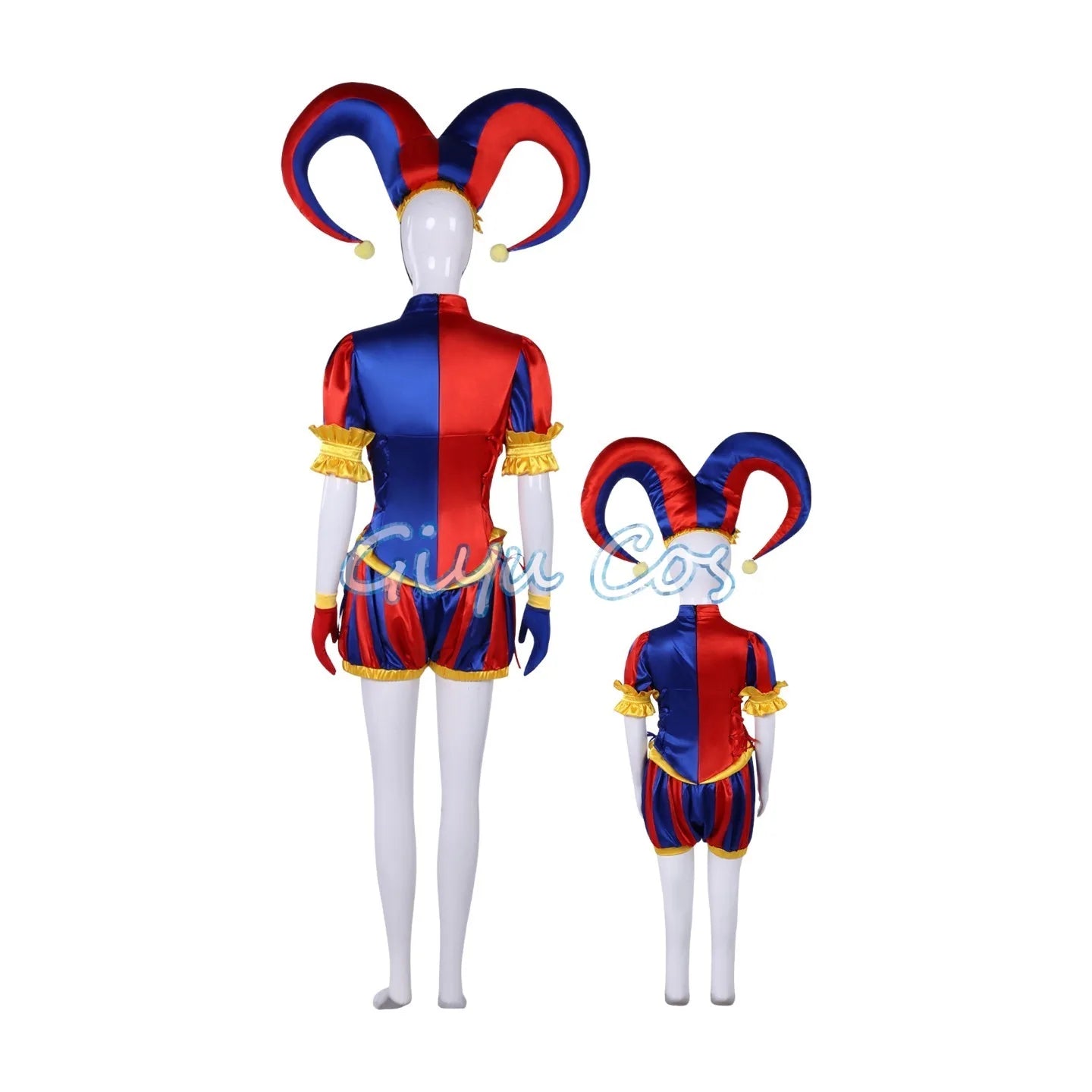 The Amazing Digital Circus Pomni Cosplay Costume Full Set Carnival Uniform Halloween Party Masquerade for - product image 4