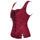 wine red vest