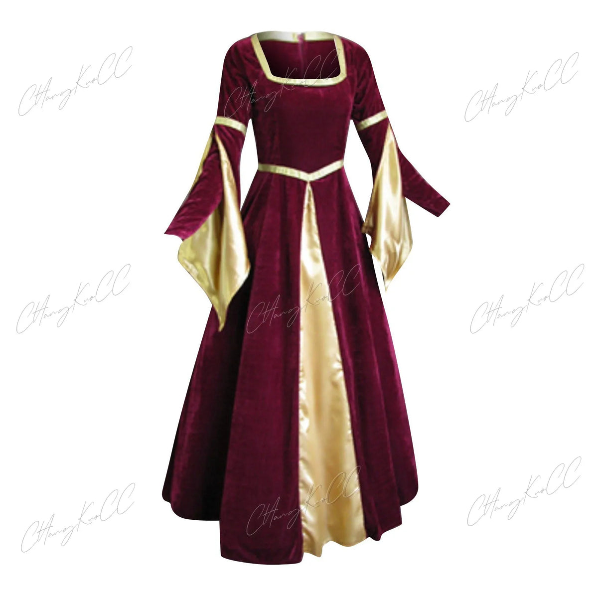 Women's Medieval Dressing Big Swing Vintage Long Sleeve Hollow - product image 5