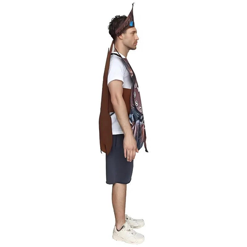 Adult Cuckoo Wall Clock Novelty Halloween Costume – Brown