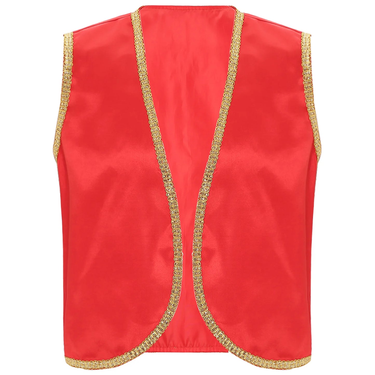 Men's Toad Game Character Open Front Loose Vest Waistcoat Costume - alternate view 16