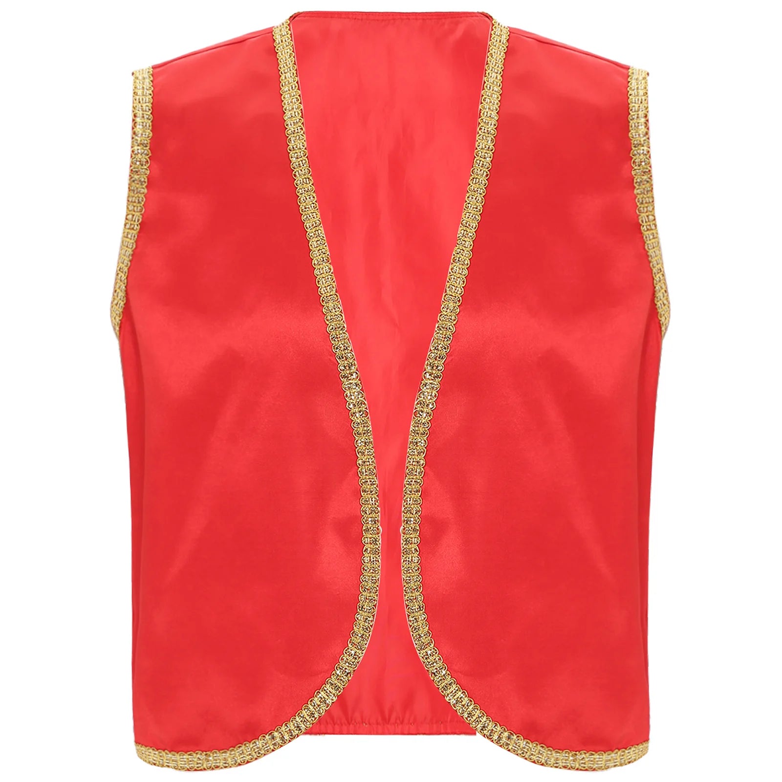 Men's Toad Game Character Open Front Loose Vest Waistcoat Costume - alternate view 16