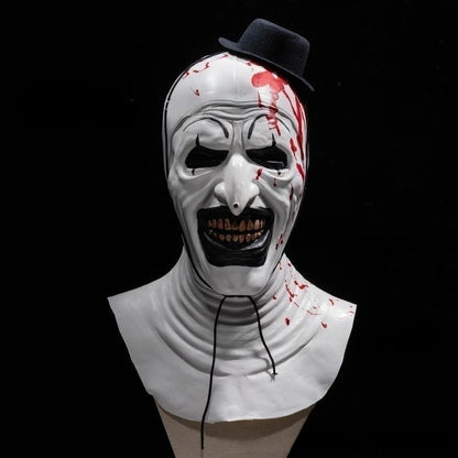 Art the Clown Costume Movie Terrifier 2 Art the Clown Costume Jumpsuit Mask Halloween - Costume Only / L