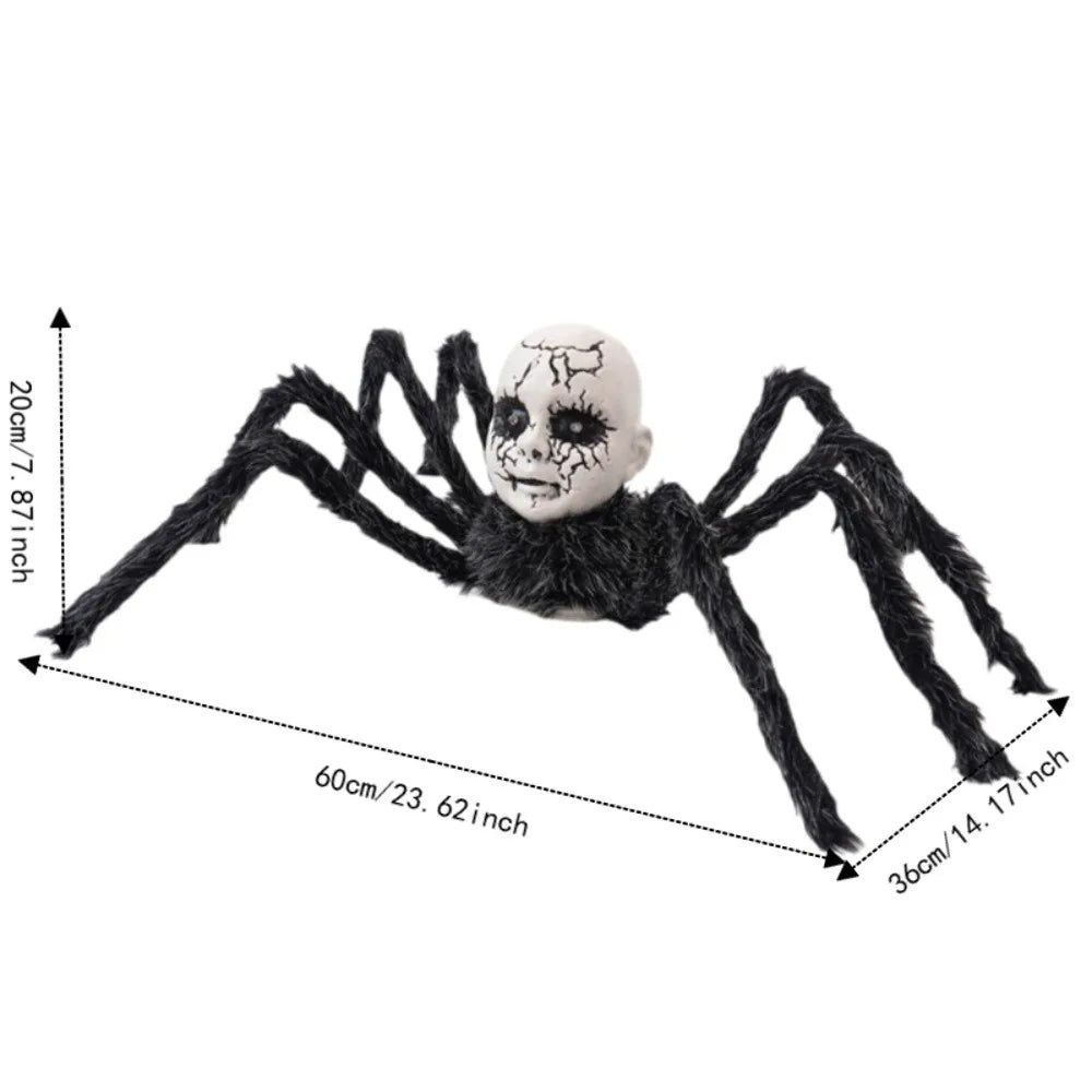 Glowing Eye Halloween Electric Walking Spider Sound Activated Folding Yard - product image 6