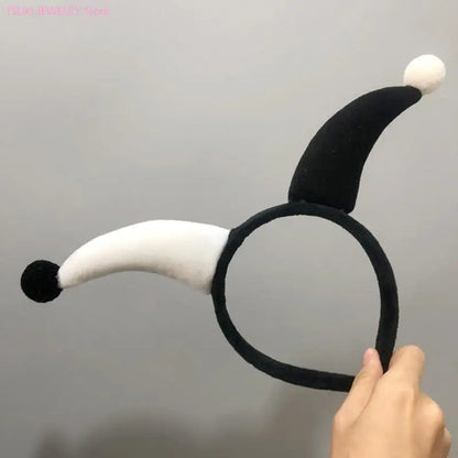 62KE Halloween Clown Color Matching Clown Horn Headband Movie Evil Hair Hoop Gothic - View 4