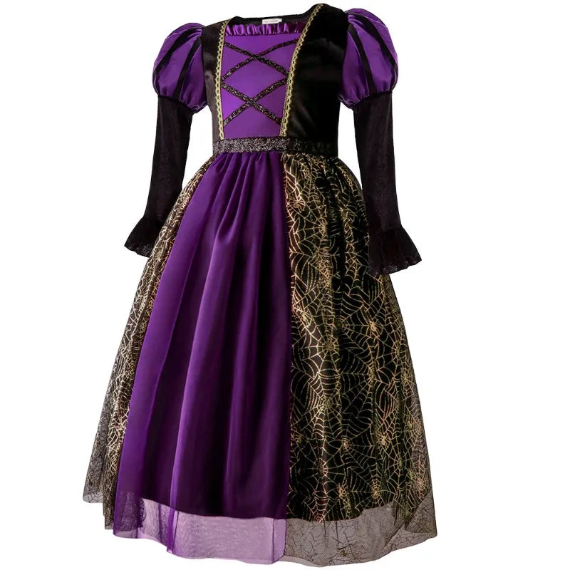Kids' Girls Witch Vampire Dresses Clothes Dress Up Clothes for Costume - alternate view 3