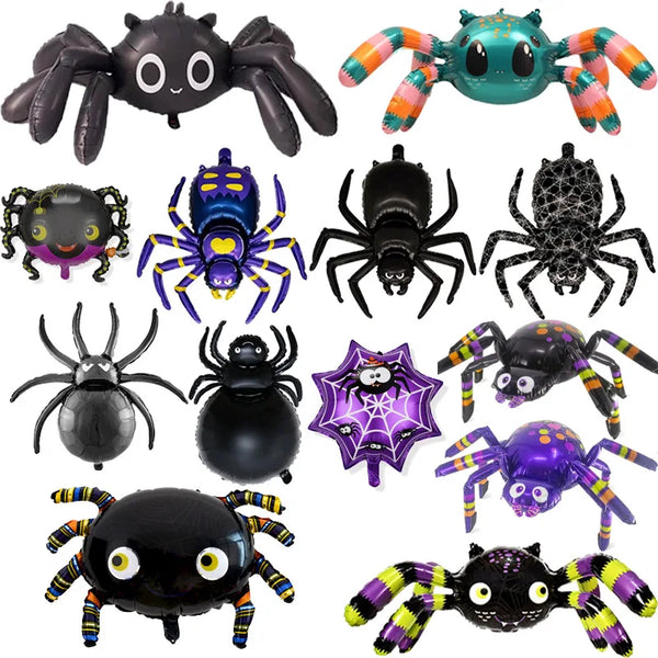 New Halloween Terror Spider Balloon Ghost Festival Party Shopping Mall Event Decoration Home Yard Halloween - product image 1