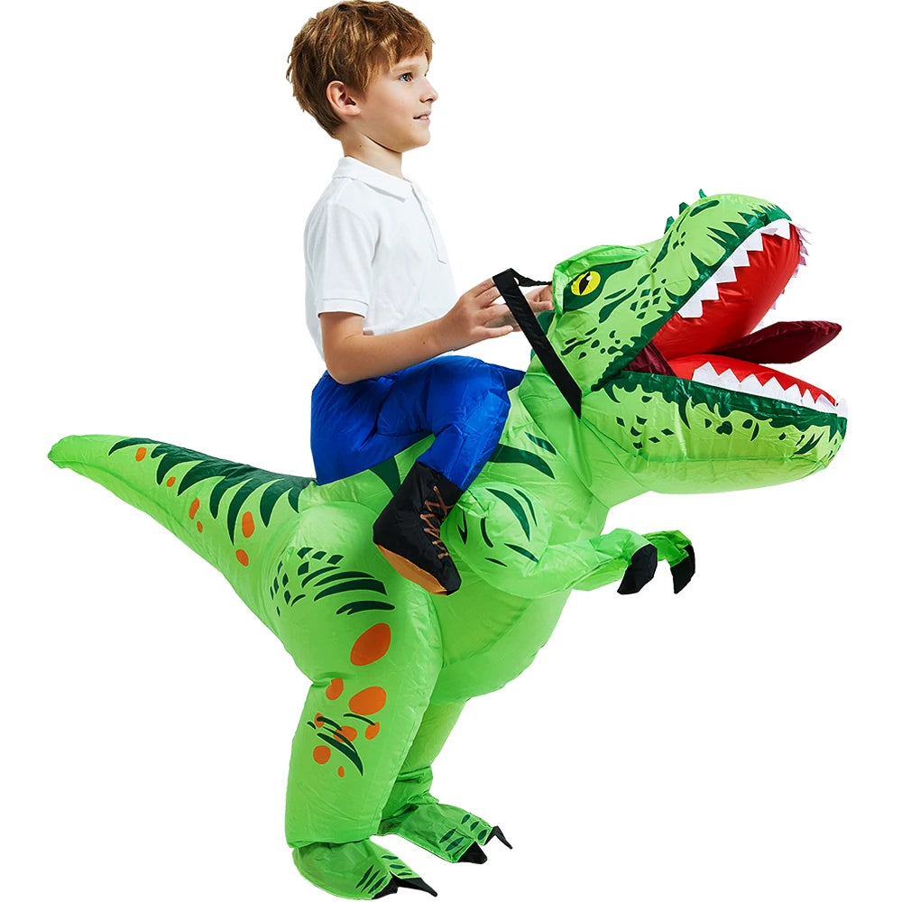 Kids Child Dinosaur Inflatable Costume Anime Costume Costumes Dress Suits for Boys