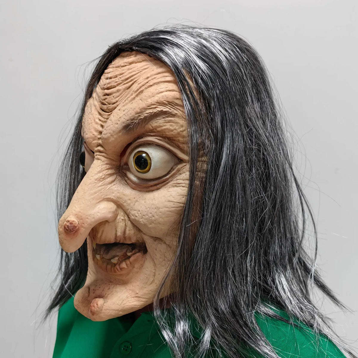 Witch Old Latex Prank Women's Halloween Mask - Size One Size - product image 5