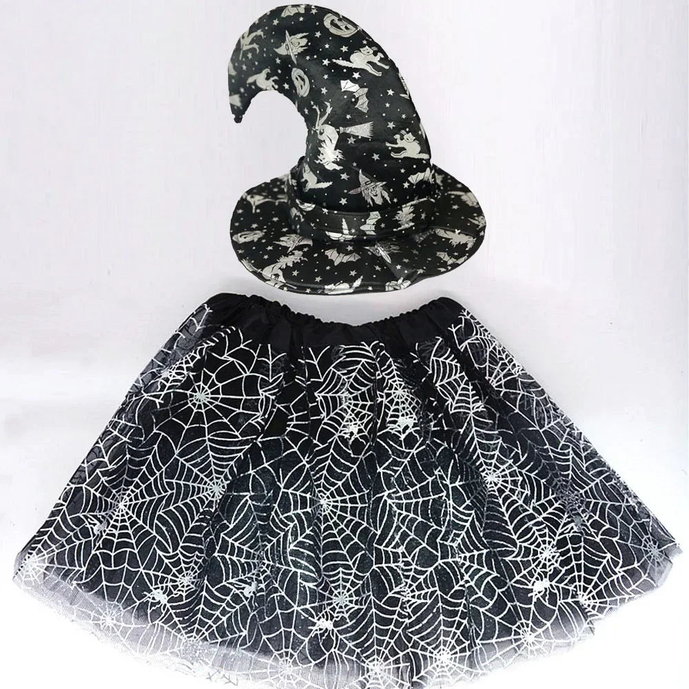 Witch Costumes for Children Kids Wizard Hat Costume Girls - product image 9
