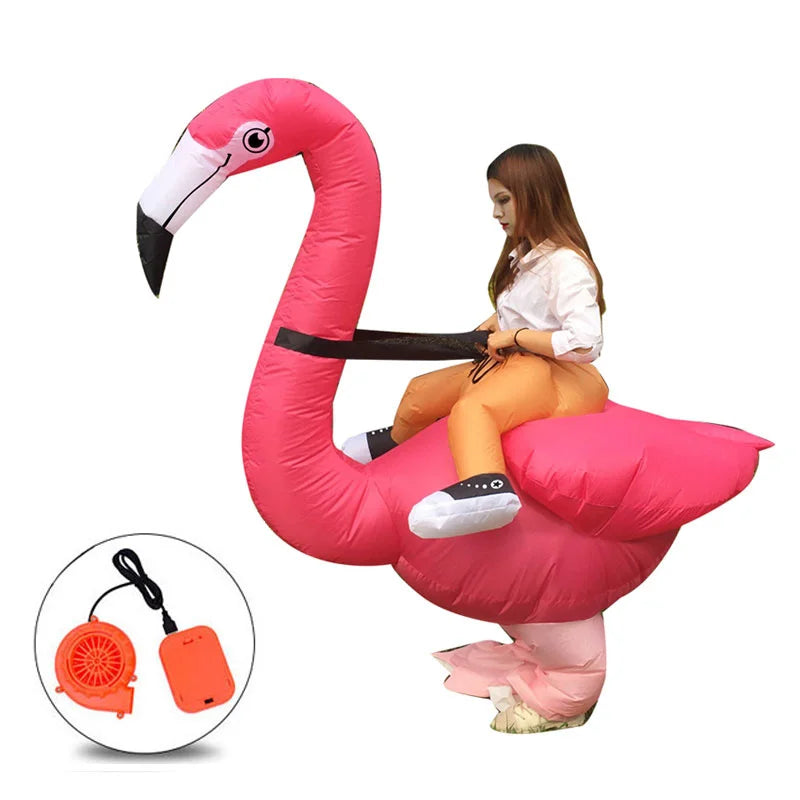 Family Flamingo Inflatable Costume - Size One Size - product image 8