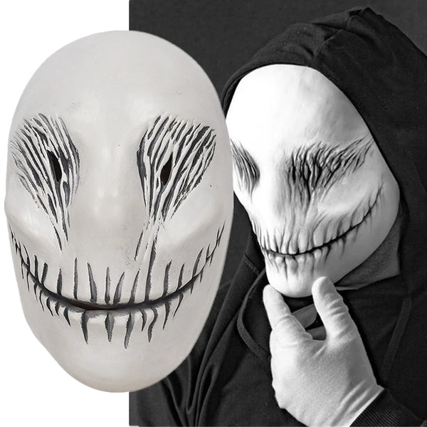 Anime Ghost Specter Masks Cosplay Costume Latex Mask Wig Halloween Masquerade Party Carnival Prop - product image 1