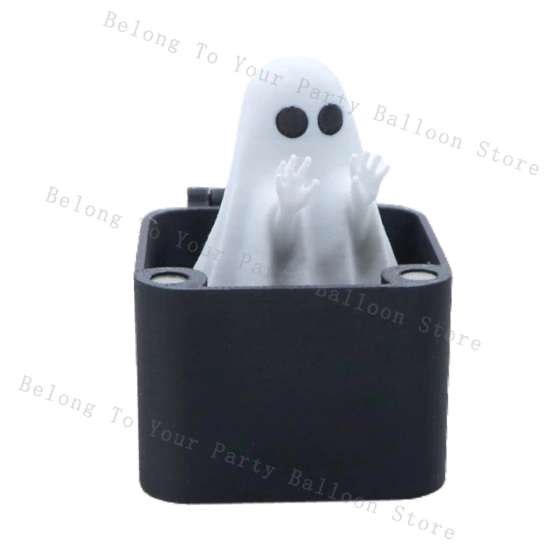 3D Printed Middle Finger Ghost Surprise Box Funny Prank Props Halloween Decor Spooky Pop Up Ghost Gift