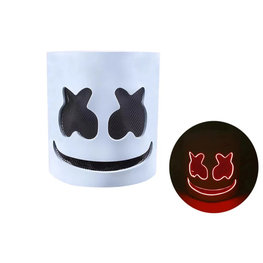 Dj Marshmallow LED Neon Halloween Mask - product image 10
