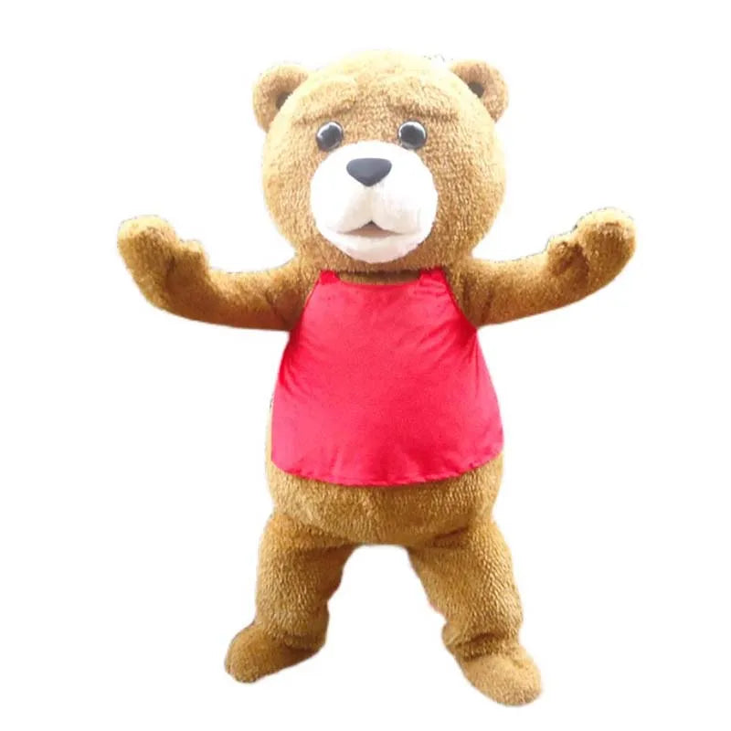 Teddy Bear Mascot Costume Fursuit Adult Costume Anime Halloween Mascottes Costumes - C / M