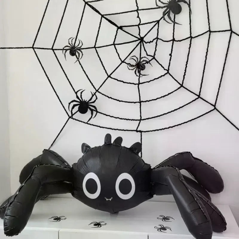 Halloween 3D Black Spider Balloon Ghost Festival Party Decorations Trick Toy Balloon Halloween Party Supplies - product image 3