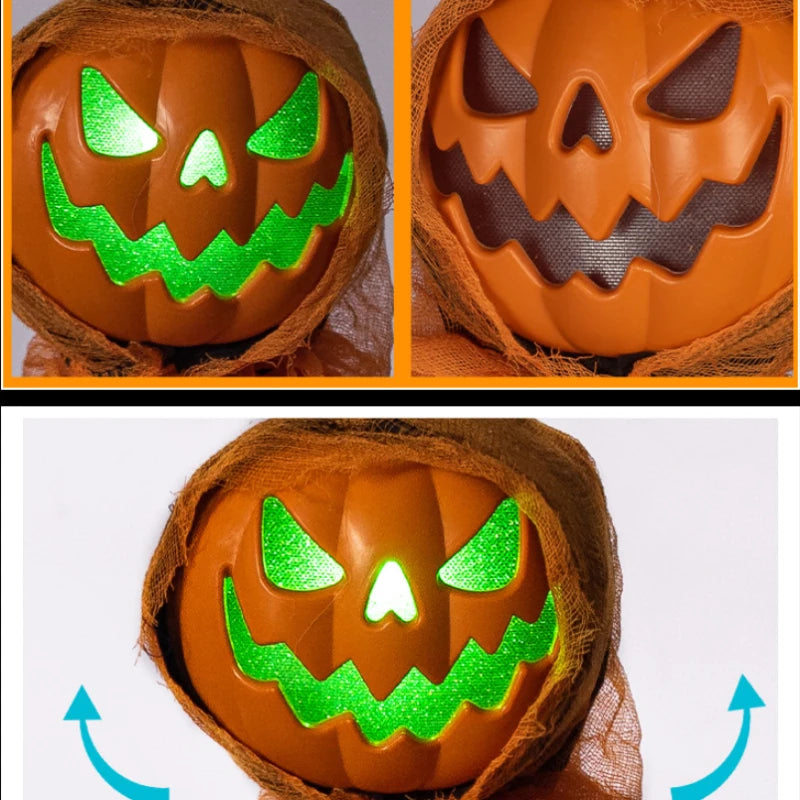 Halloween Decoration Luminous Demon Pumpkin Scarecrow Hanging Ornaments - product image 3