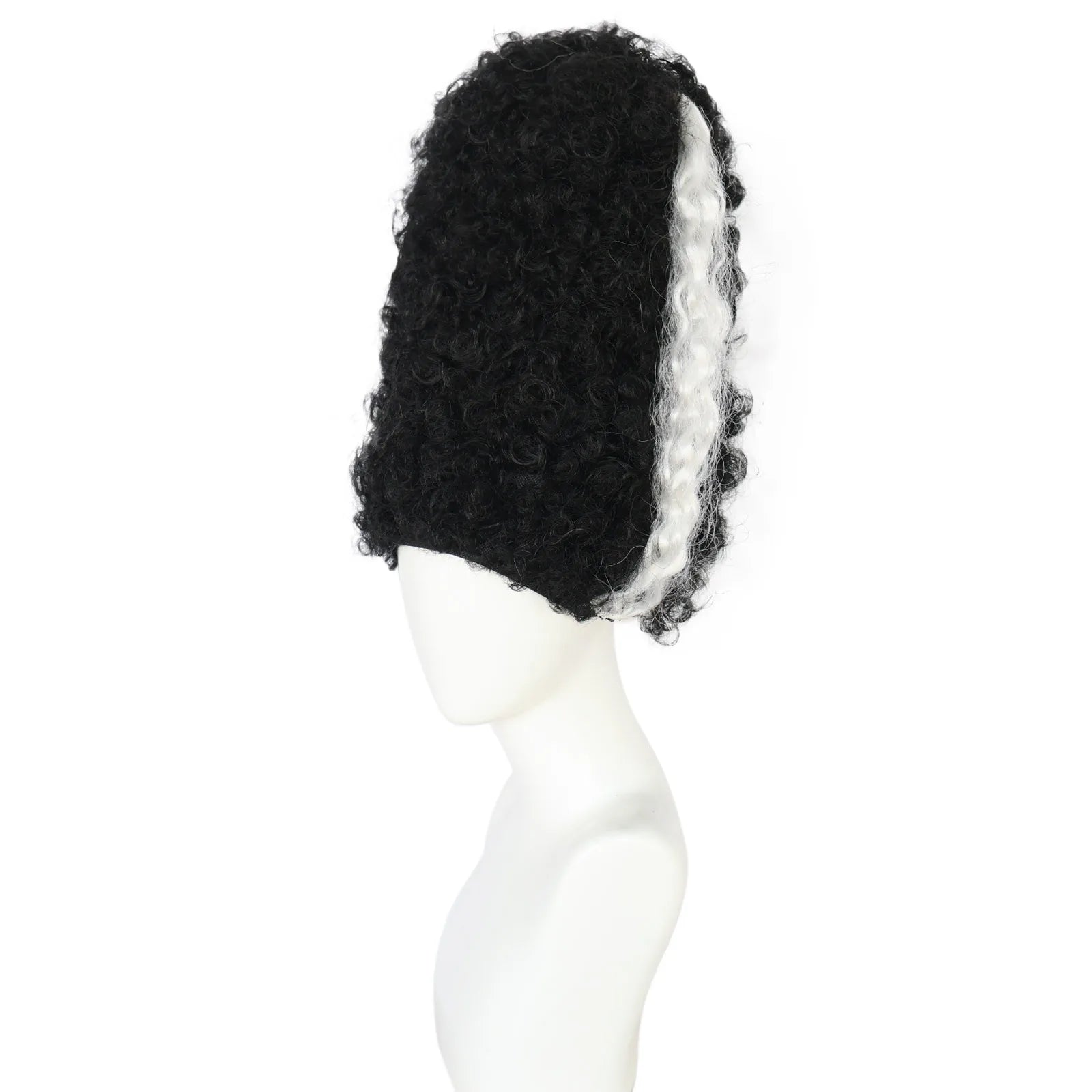 Black & White Monster Bride Wig – Women's Halloween Costume Accessory