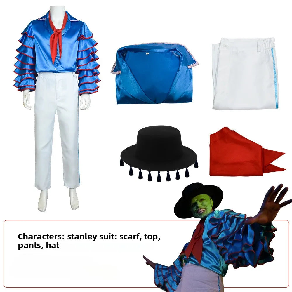 The Mask-Inspired Adult Yellow Suit Costume – Jim Carrey Movie Look