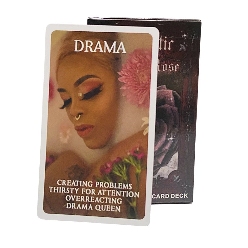 Mystic Black Rose Oracle Deck – 78 Cards