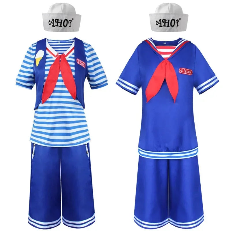 Halloween Costume Uniforms Navy Uniform Costume Robin Scoops Ahoy Costume Halloween - M / Woman