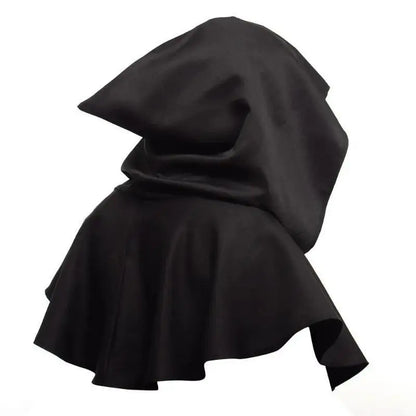 Adult Men Medieval Renaissance Cloak Witch Hooded Cape Hat - alternate view 4