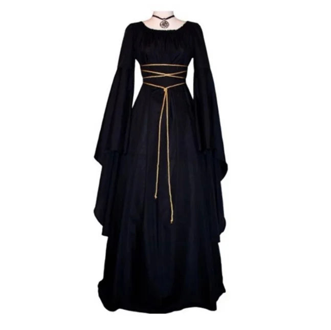 Medieval Witch Dress for Women Halloween Carnival Party Cosplay Performance - product image 5