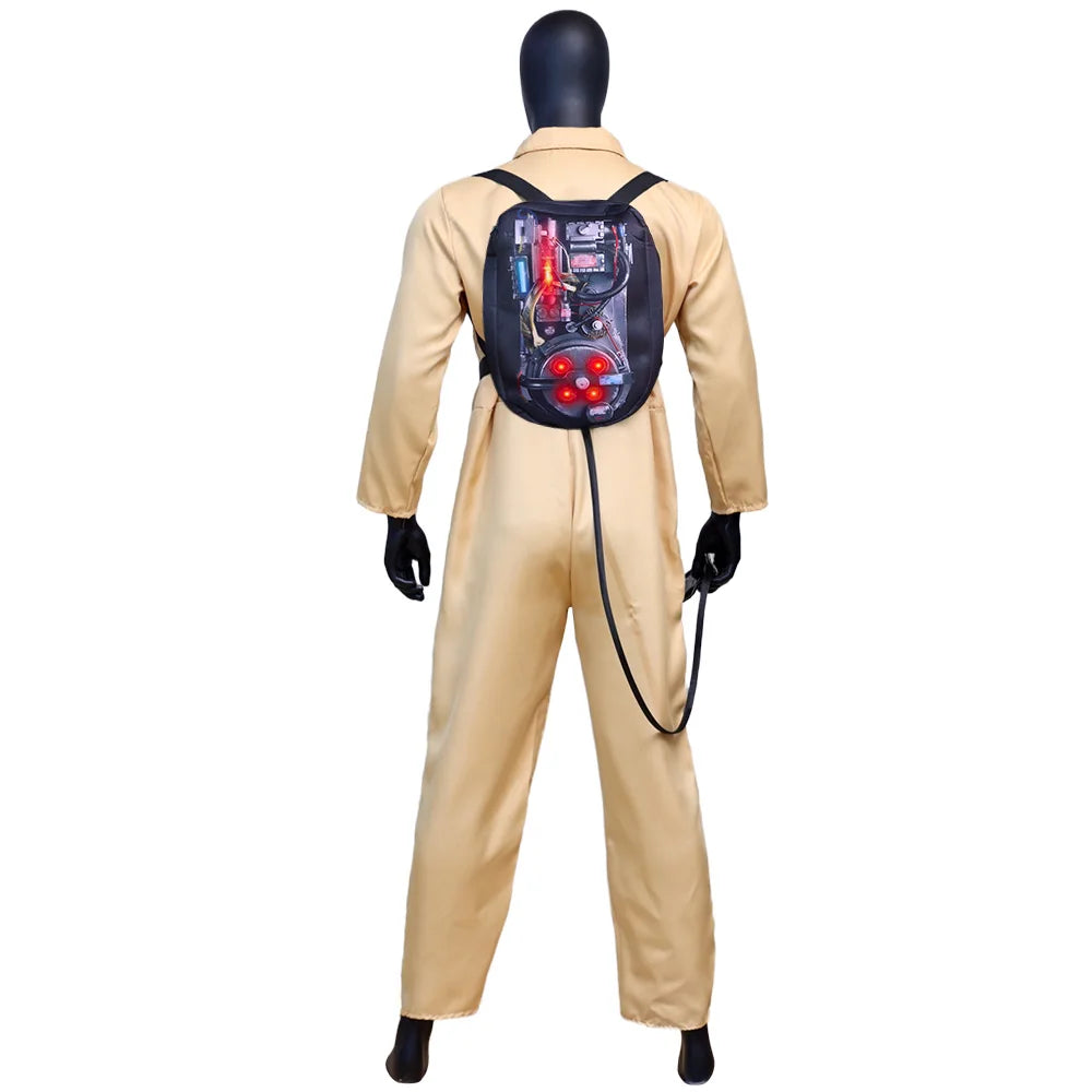 Adult paranormal ghost hunter Costume with Backpack Performance Dance Drama ToolsChristmas Theme - Clothes / 180