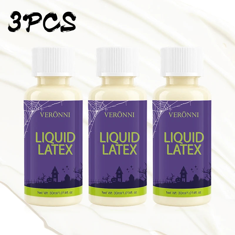 2/3pcs Liquid Latex SFX Makeup Kit Realistic Fake Skin Applicator - Realistic Wound Effects,Non-Toxic Safe - product image 8