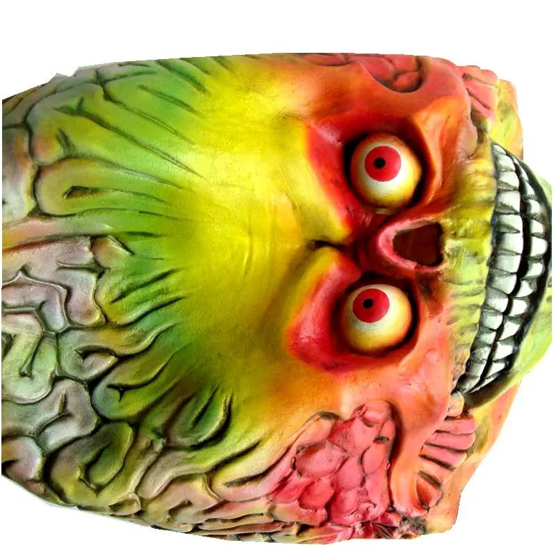 Attacks Martian Soldie Halloween Mask Full Head Latex Scary Alien Brain Party Mask UFO Mars Cosplay Costu - product image 5