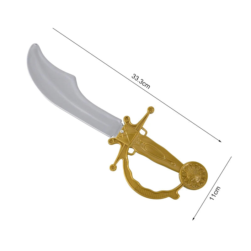Plastic Pirate Dagger Halloween Costume Prop