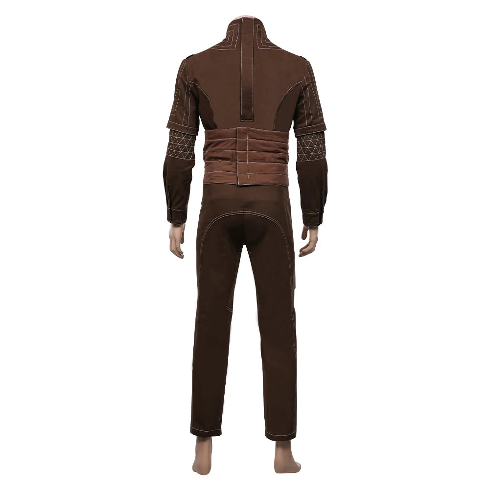Din Djarin Costume Cloak Belts Set for Adult Men Male Fantasy Cosplay Outfits Halloween - View 5