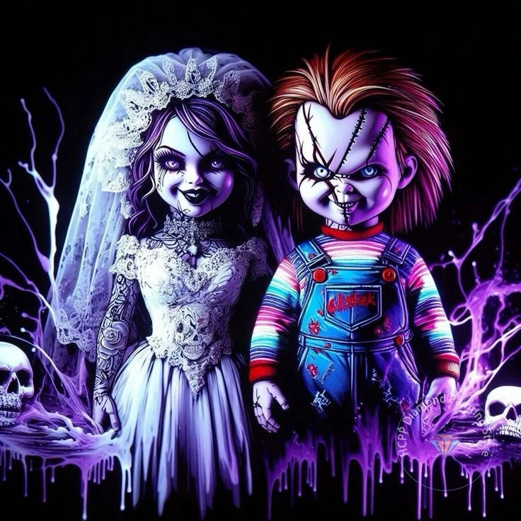 Horror Bride Horror Halloween Diamond Painting Kit DIY Diamond Embroidery - product image 18